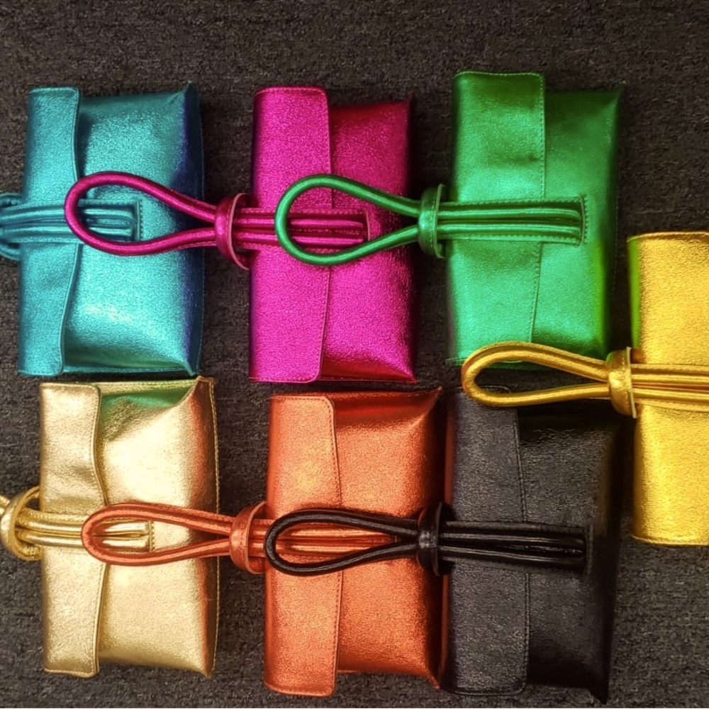 COPY - Metallic handbags Italian